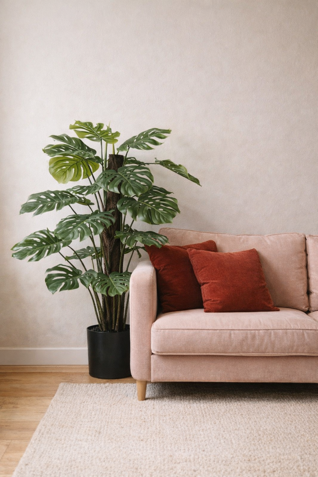 Monstera Deliciosa artificielle – Plante décorative iconique & ultra-réaliste - 65 cm à 180 cm