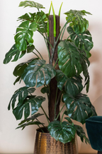 Monstera Deliciosa artificielle – Plante décorative iconique & ultra-réaliste - 65 cm à 180 cm