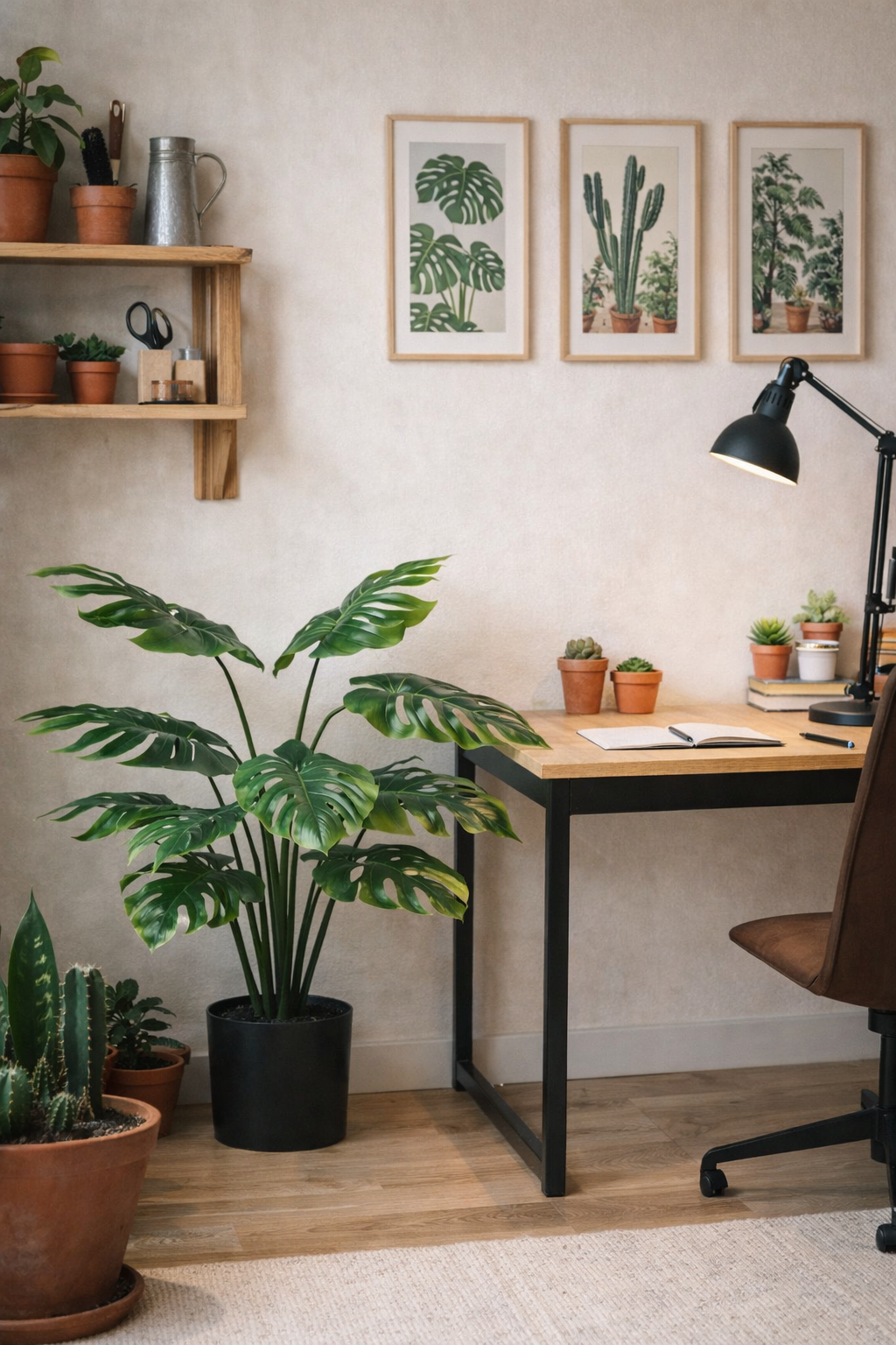 Monstera Deliciosa artificielle – Plante décorative iconique & ultra-réaliste - 65 cm à 180 cm