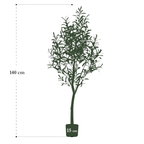 Olivier artificiel (Olea Europaea) — Arbre emblématique du Sud, feuillage réaliste & sans entretien - 115 cm à 180 cm