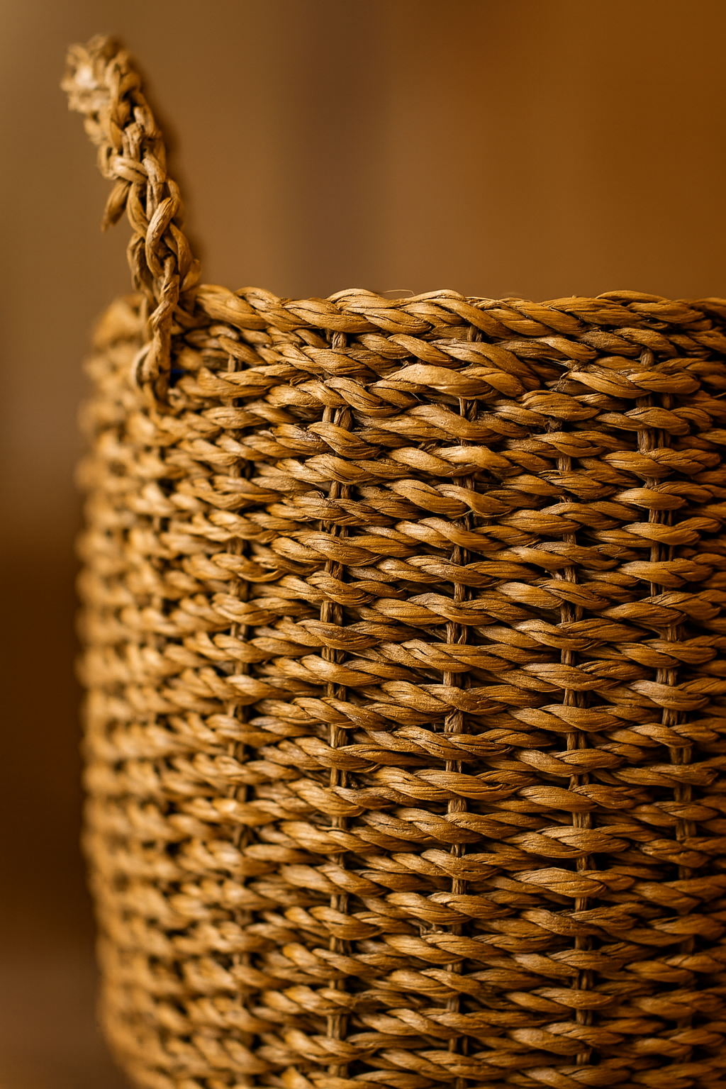 Cache-pot Jack en fibres naturelles – Cache-pot décoratif tressé pour plantes d’intérieur (5 tailles)