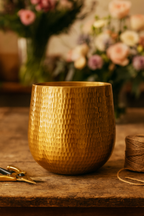 Jenna Gold – Cache-pot doré en céramique premium | Ø29, Ø39, Ø46