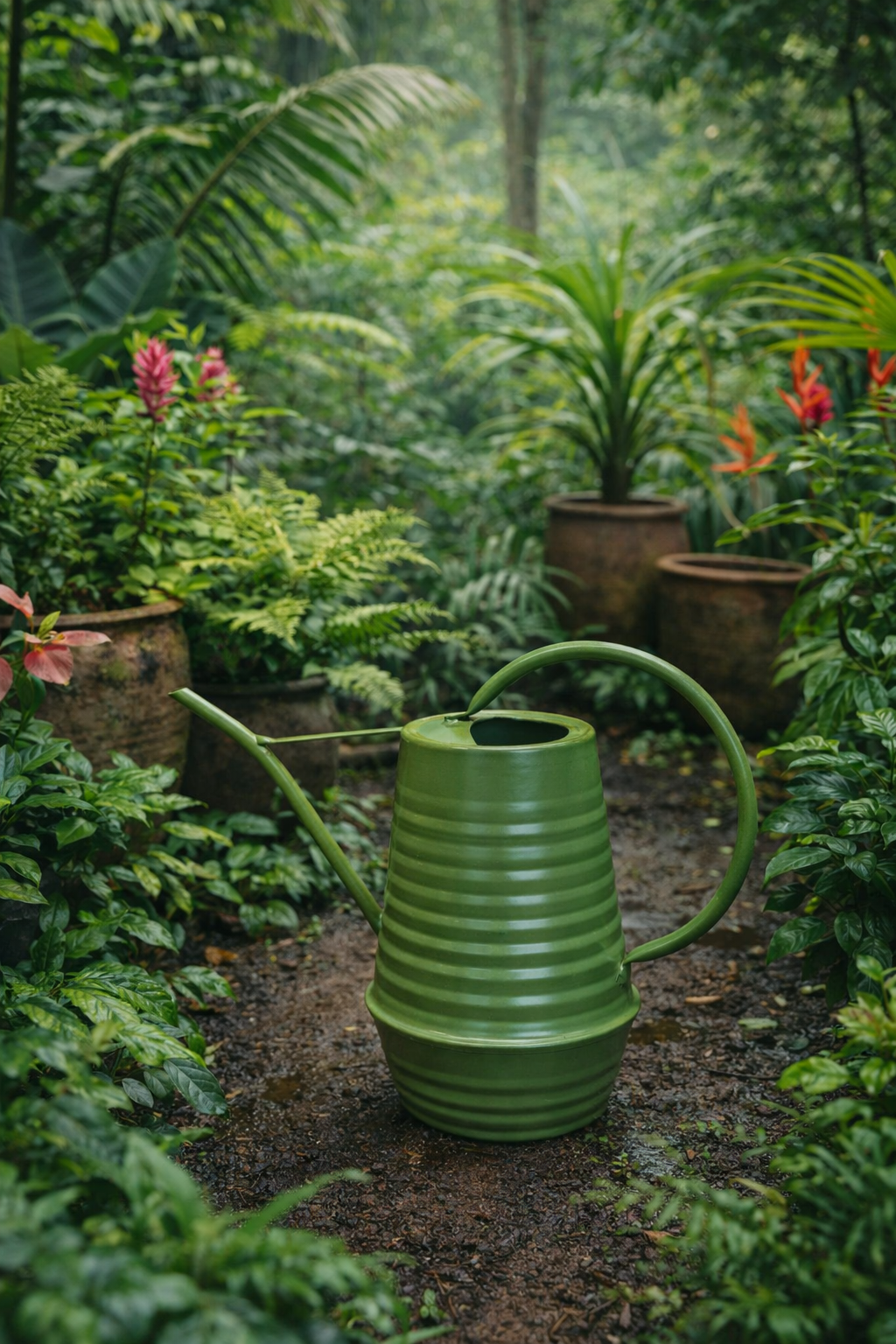 Arrosoir d’intérieur en zinc 1 L – Bec long et poignée ergonomique pour arrosage précis