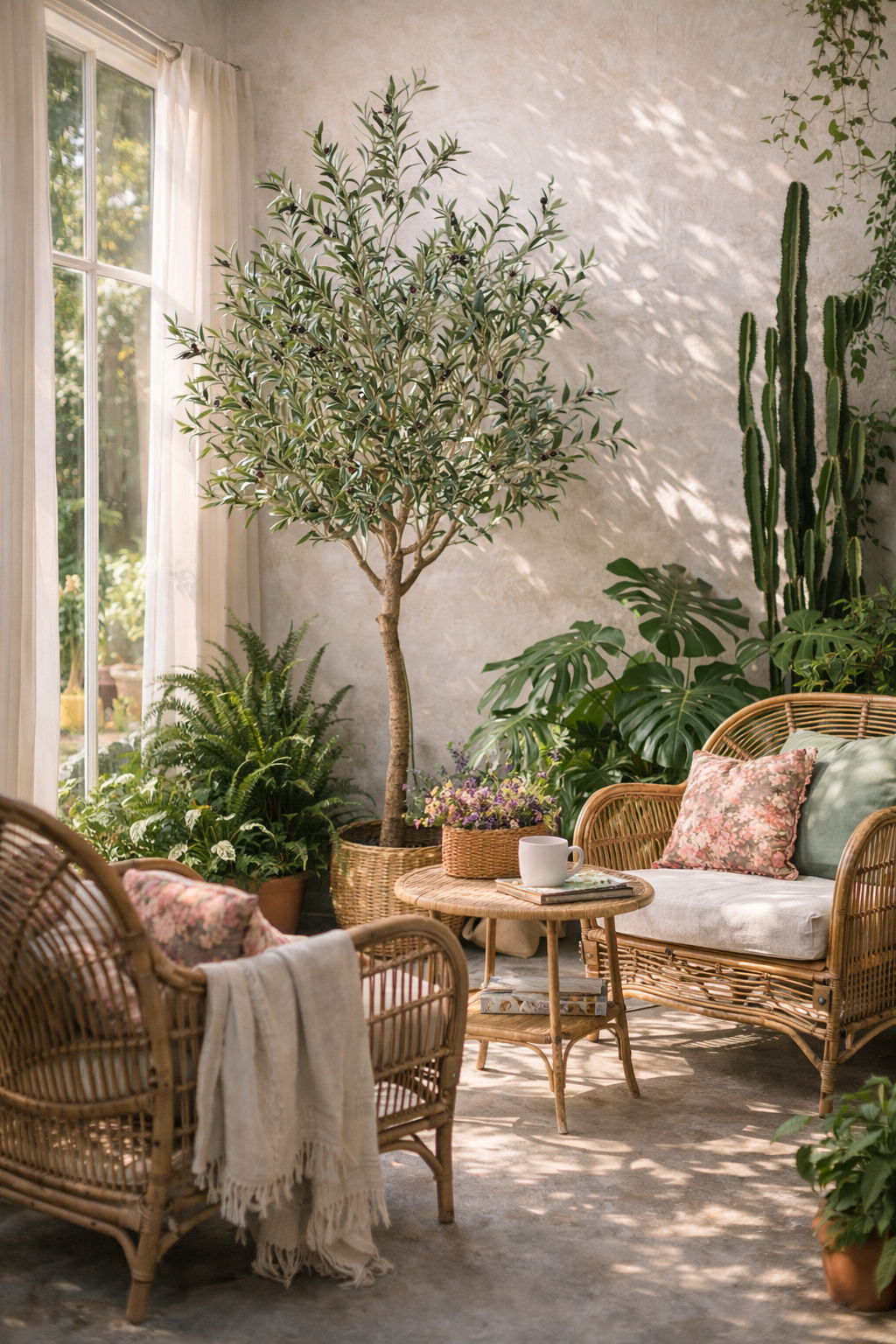 Künstlicher Olivenbaum (Olea Europaea) – Pflegeleichter mediterraner Baum