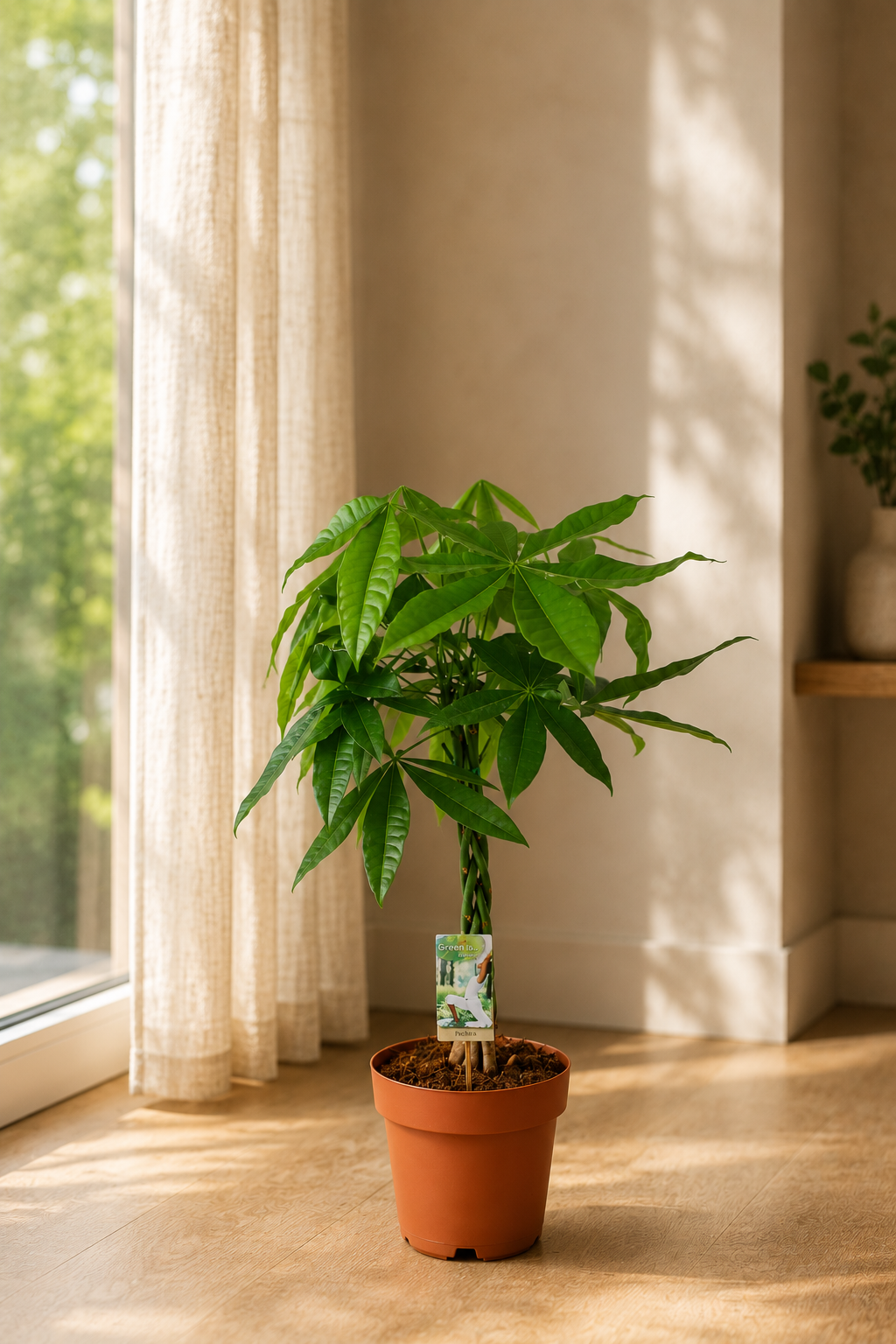Pachira Aquatica 70 cm – Arbre à Monnaie & Plante d'Intérieur Tropicale