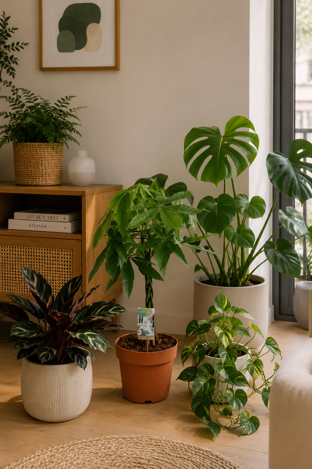 Pachira Aquatica 70 cm – Arbre à Monnaie & Plante d'Intérieur Tropicale