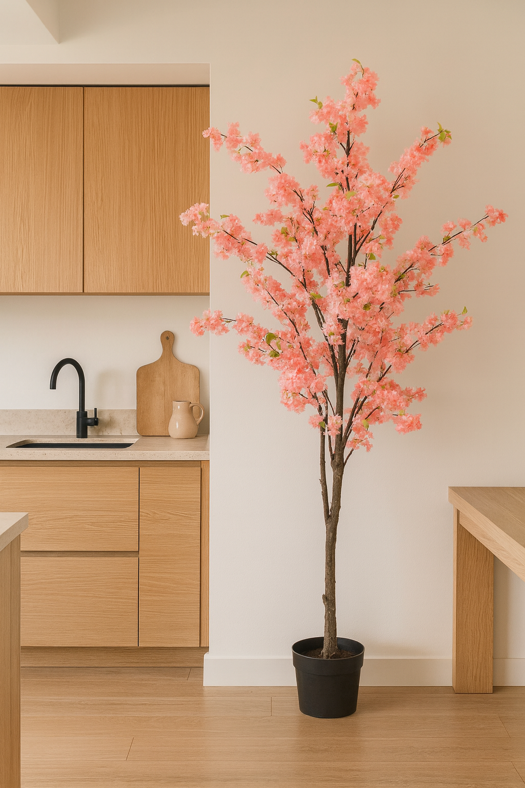 Cerisier Japonais Artificiel – Prunus Kersenbloesem – Rose – 210 cm