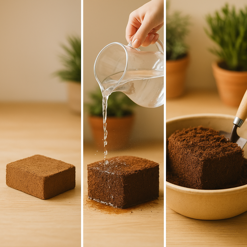 Kokos Potgrond Compact – Terreau de coco naturel 10L