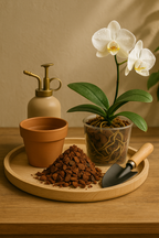 Terreau Orchidées 5L – Substrat aéré pour racines saines et floraison durable