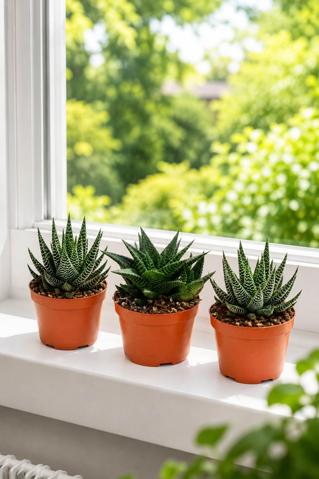 Mix Gasteria & Haworthia – 3 Large Succulents – Ø8.5 cm – Without Pot