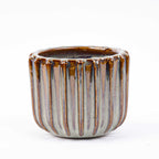 Barcelone – Lot de 6 mini cache-pots en céramique – env. Ø8 × H6,4 cm