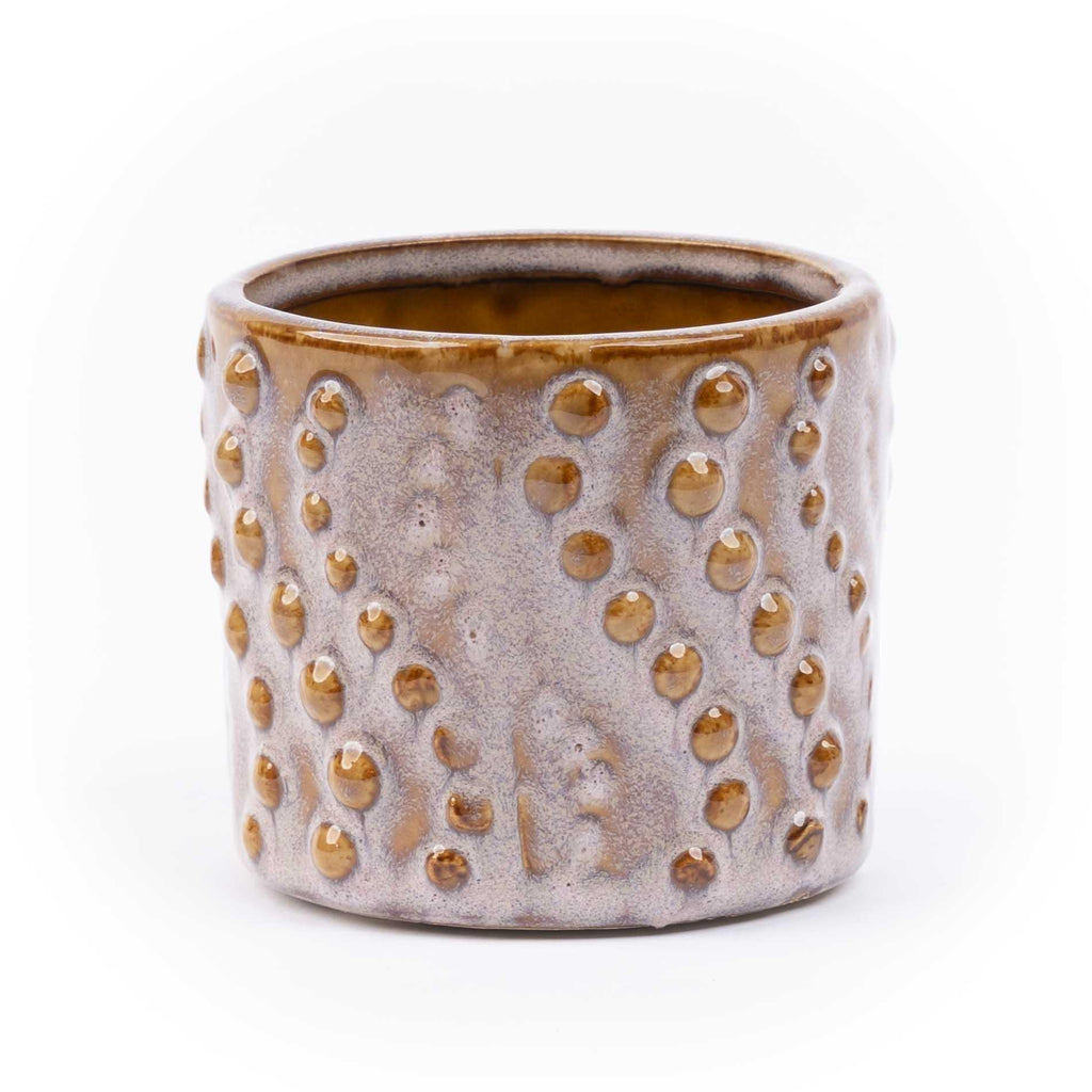 Madrid – Lot de 6 mini cache-pots en céramique – Ø7,2 × H6,3 cm