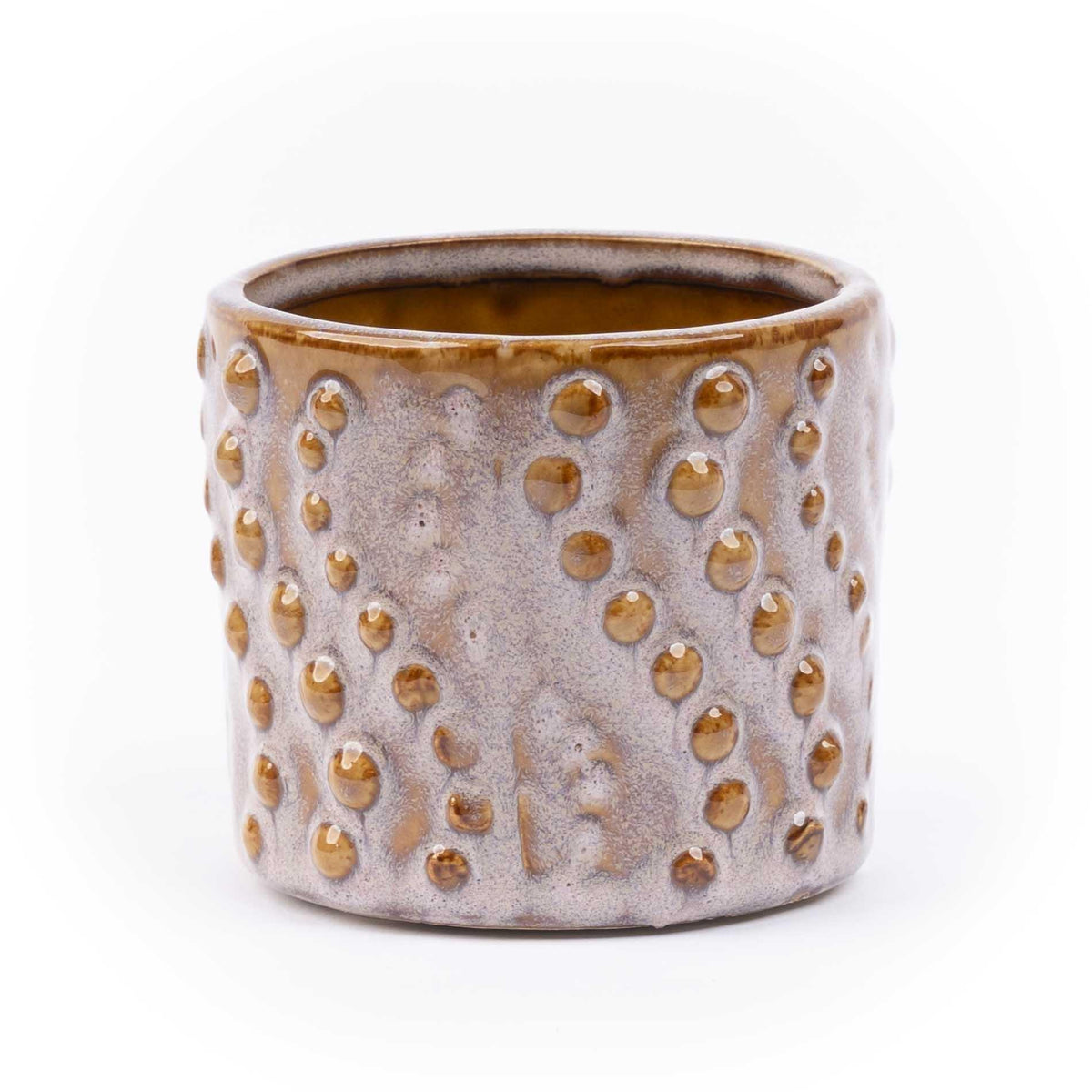 Madrid – Lot de 6 mini cache-pots en céramique – Ø7,2 × H6,3 cm