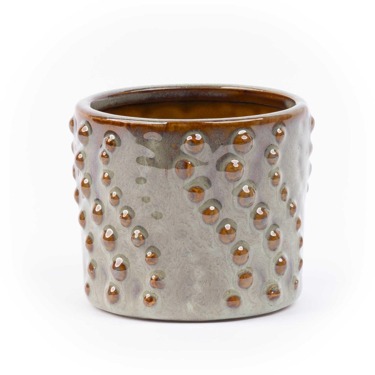 Madrid – Lot de 6 mini cache-pots en céramique – Ø7,2 × H6,3 cm