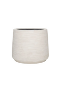 Jumbo Patt Washed Ivory Cachepot