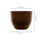 Eggy Bronze – XXL Pot – Ø65 × H51 cm