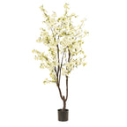 Cerisier Japonais Artificiel – Prunus Kersenbloesem – Rose & Blanc – 210 cm