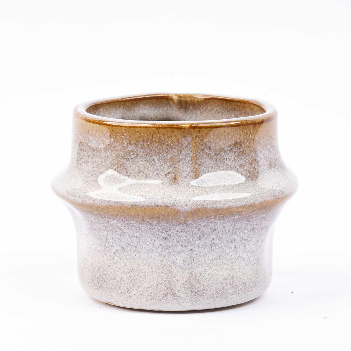 Barcelone – Lot de 6 mini cache-pots en céramique – env. Ø8 × H6,4 cm