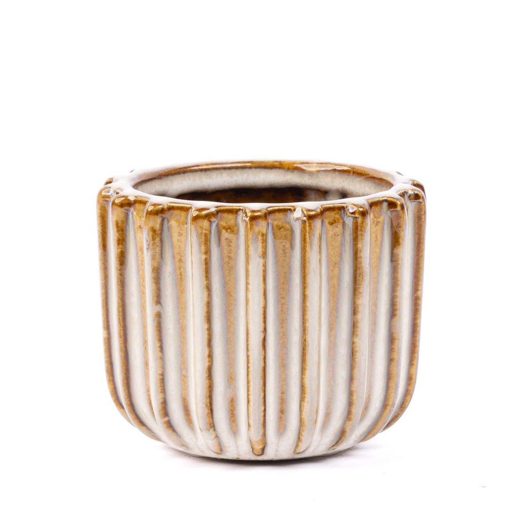 Barcelone – Lot de 6 mini cache-pots en céramique – env. Ø8 × H6,4 cm