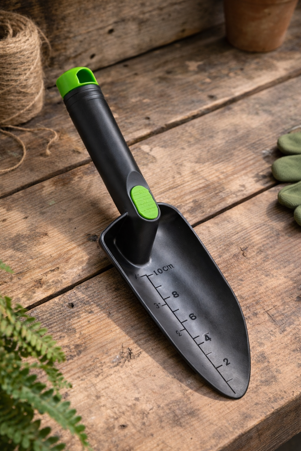 Garden Trowel with Markings – Lightweight and Precise Plastic Potting Scoop
