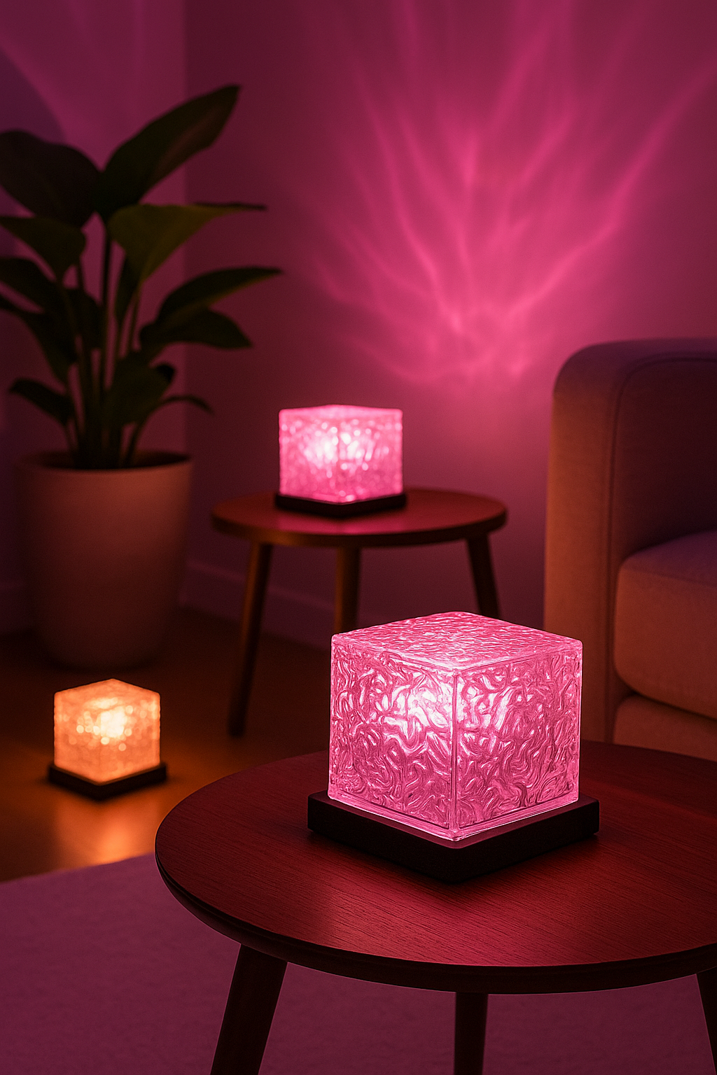 Lampe Projecteur Effet Vagues Océan – 16 Couleurs, Télécommande & USB – Ambiance Relaxante