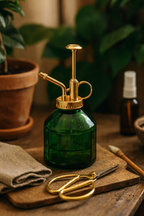 Vaporisateur en Verre Vert – Brume Fine & Design Vintage