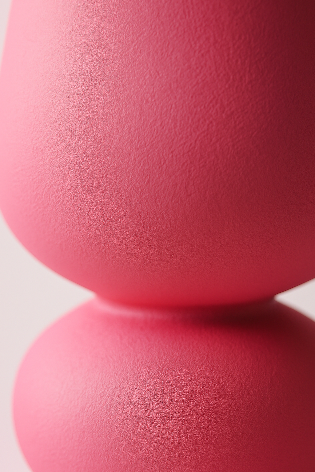 Vase en céramique rose design – Déco moderne & minimaliste pour fleurs ou intérieur