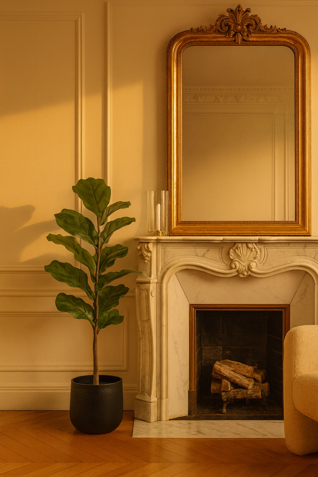 Ficus Lyrata Artificiel – Plante décorative premium – 90 à 180 cm