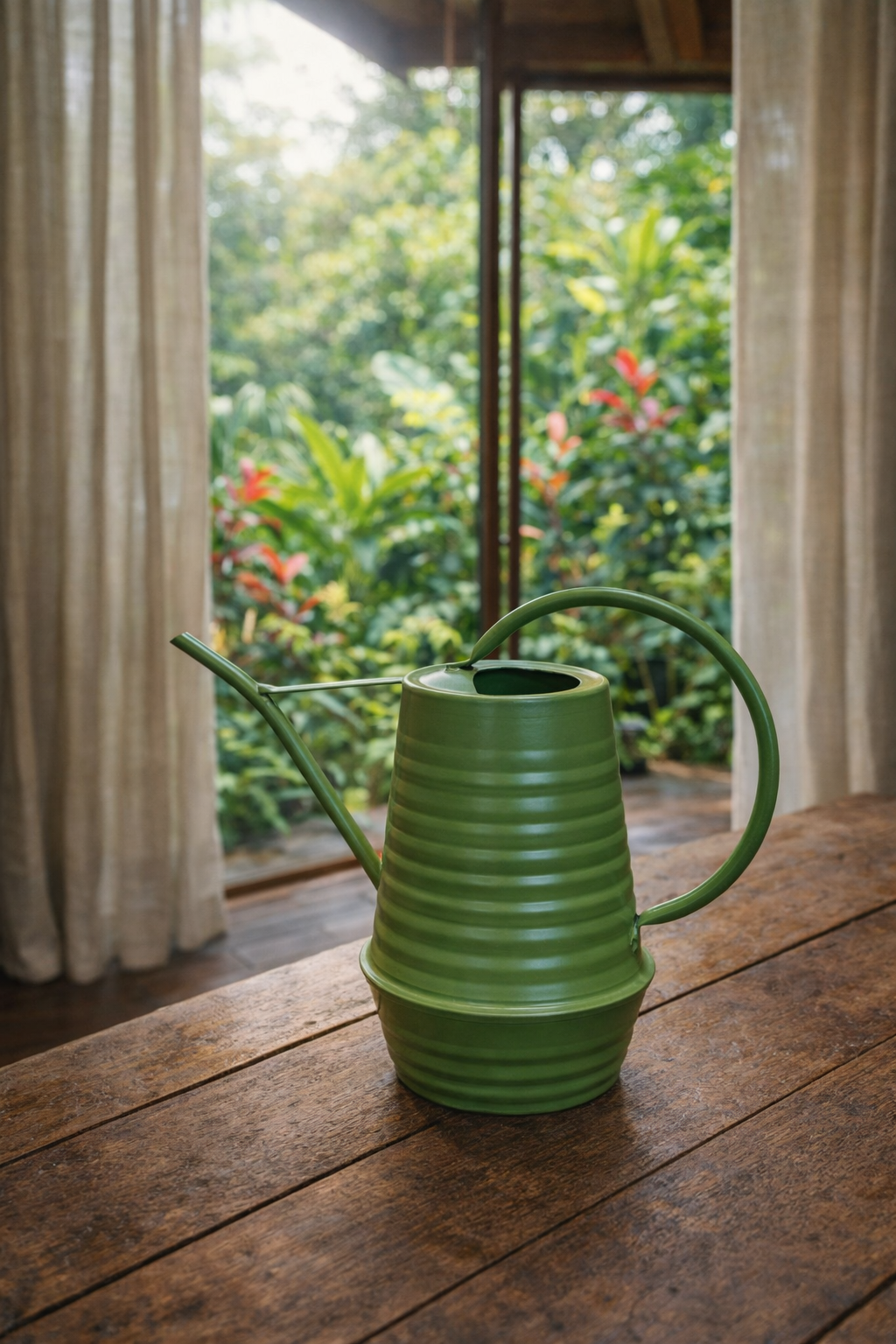 Arrosoir d’intérieur en zinc 1 L – Bec long et poignée ergonomique pour arrosage précis