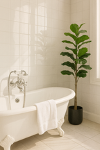 Ficus Lyrata Artificiel – Plante décorative premium – 90 à 180 cm
