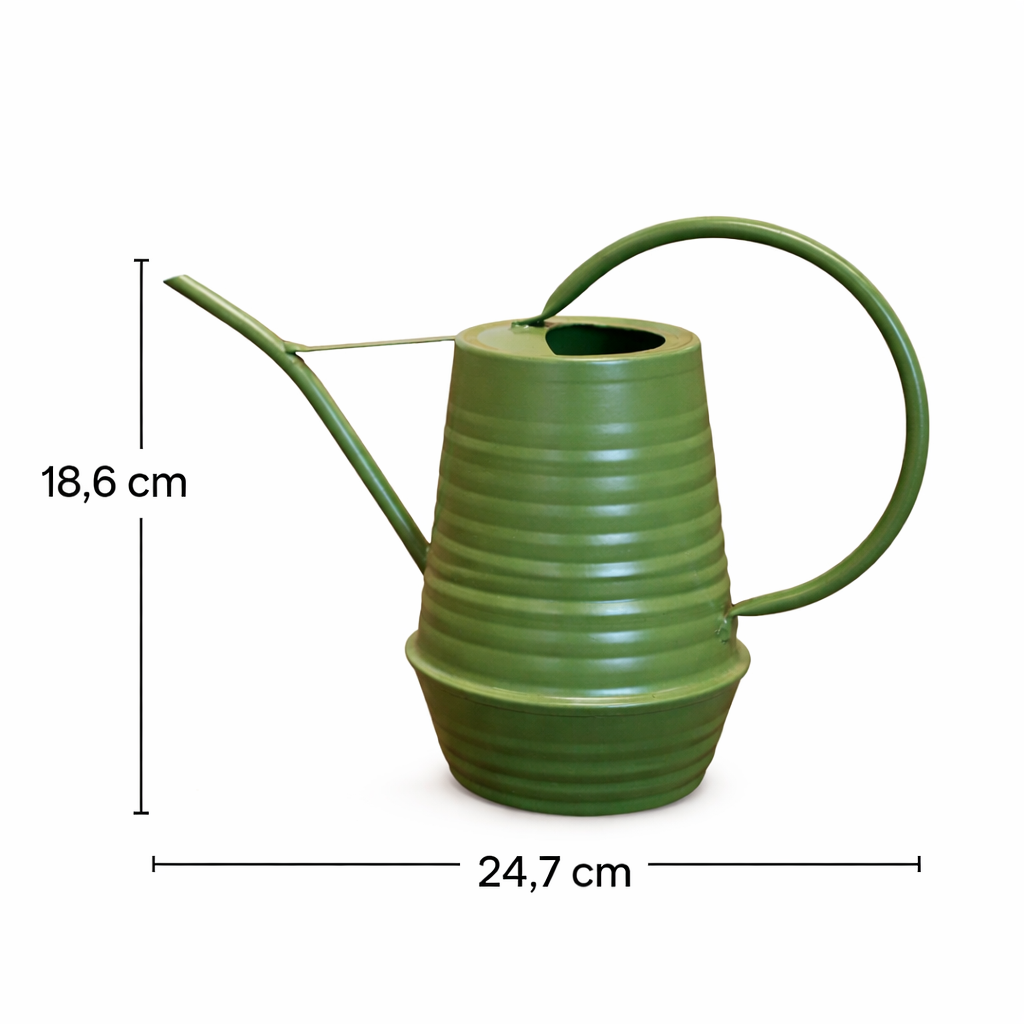 Arrosoir d’intérieur en zinc 1 L – Bec long et poignée ergonomique pour arrosage précis