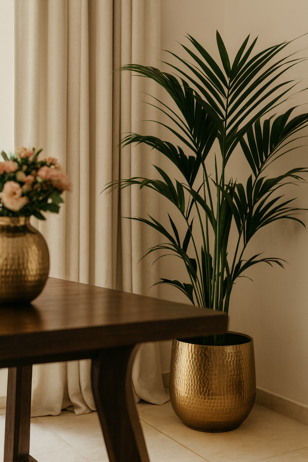 Jenna Gold – Cache-pot doré en céramique premium | Ø29, Ø39, Ø46