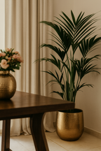 Jenna Gold – Cache-pot doré en céramique premium | Ø29, Ø39, Ø46