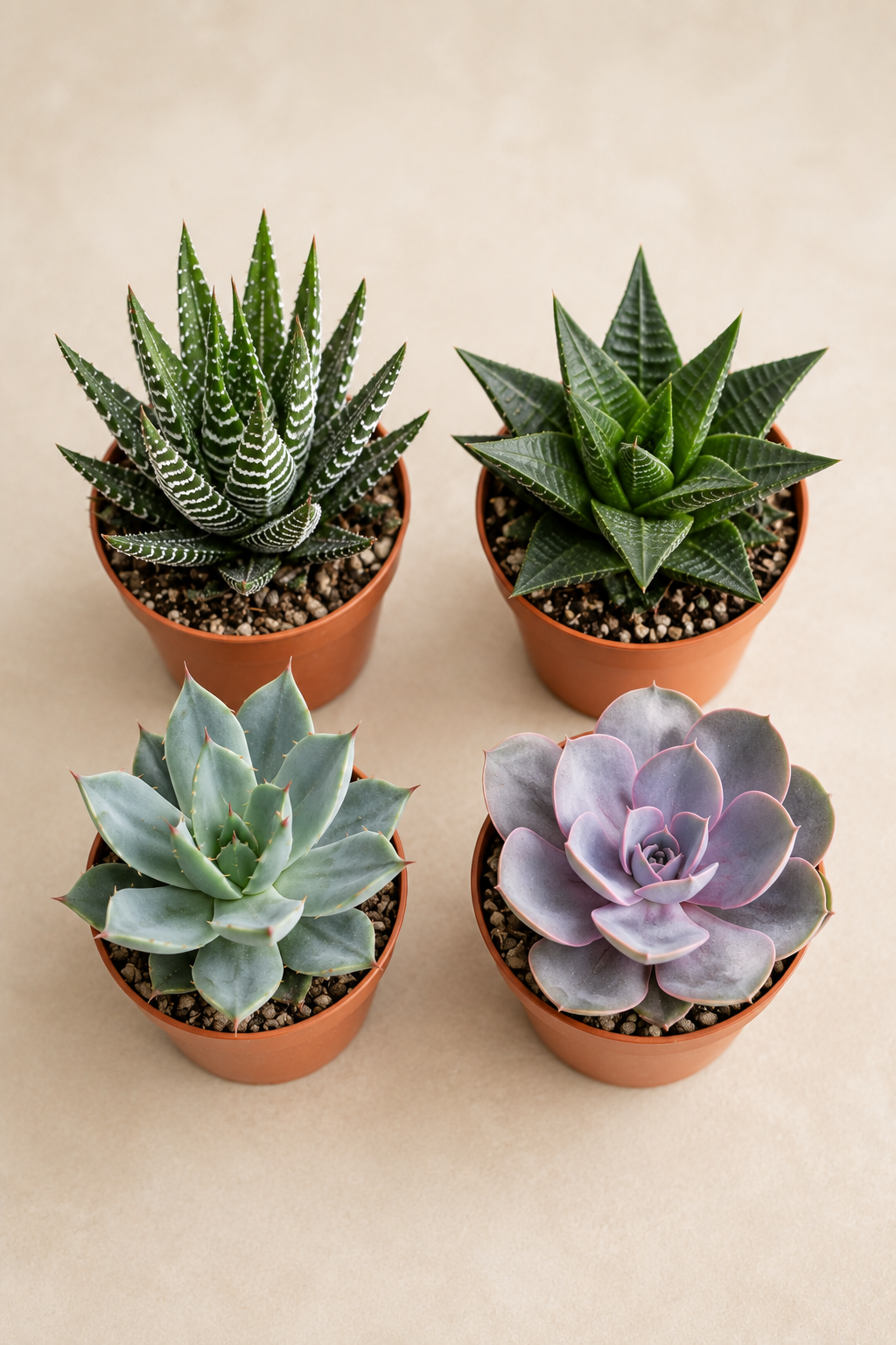 Cactus & Succulents Mix – 15 Plants Without Pots – Ø5.5 cm