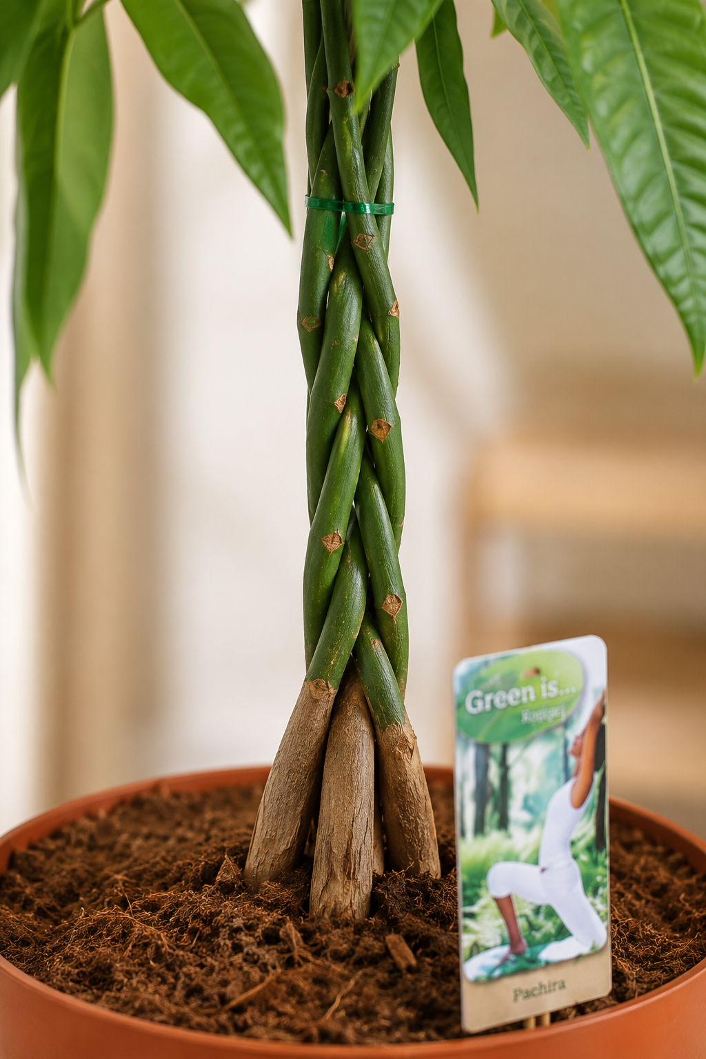 Pachira Aquatica 70 cm – Arbre à Monnaie & Plante d'Intérieur Tropicale