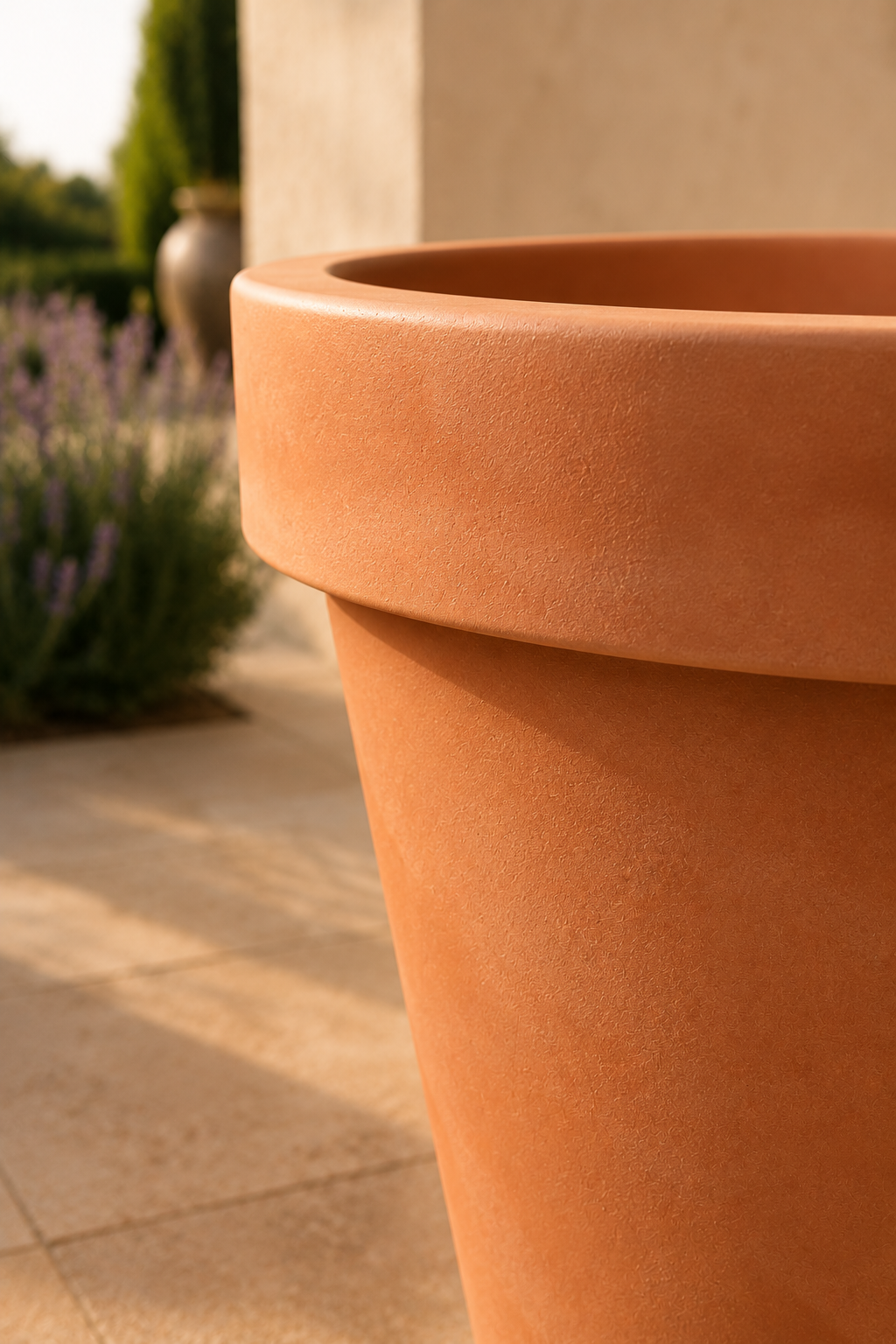 Lira Terra Terracotta XXL – Flower Pot & Cachepot Ø85 x H76 cm