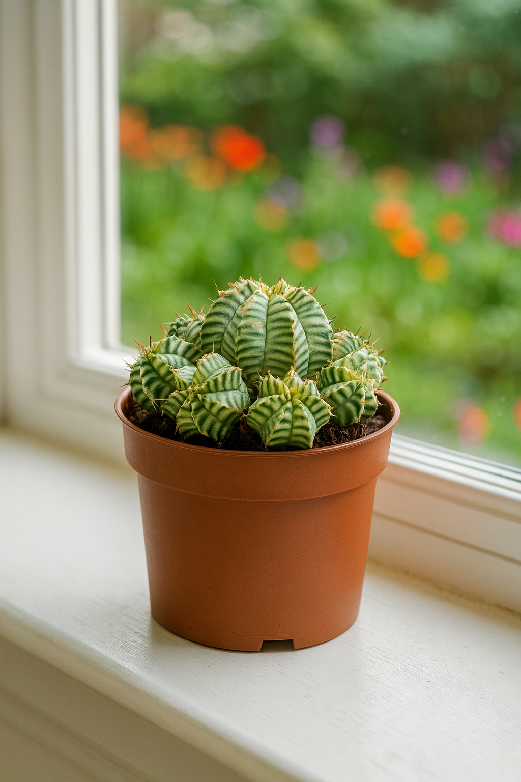 Euphorbia Meloformis Variegata – Succulente rare, Ø10,5 cm – 21 cm